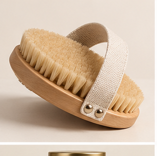 Representative dry body brush