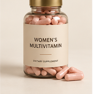 Representative women's daily multivitamin